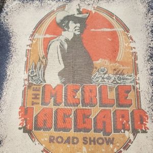 Merle Haggard Road Show distressed tee